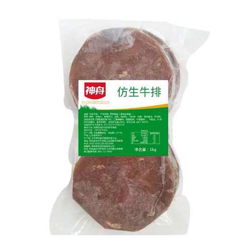 神州仿生牛排1kg10片烤排烧烤