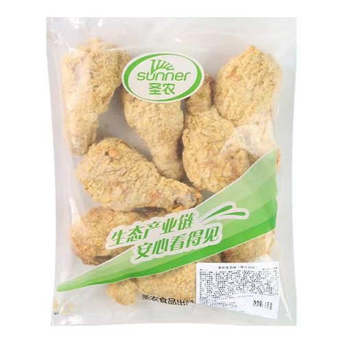 圣农蜜汁鸡腿7-8个空气炸锅食品