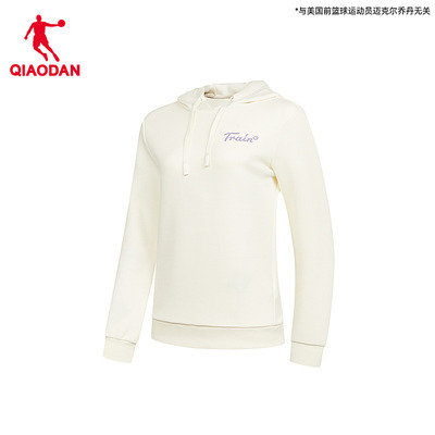 乔丹针织卫衣连帽休闲运动女