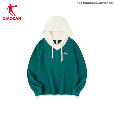 乔丹针织连帽休闲卫衣女