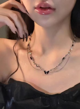 夏季辣妹标配小众锁骨链