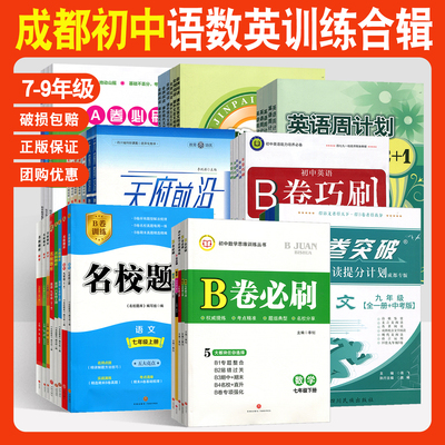 b卷必刷七八九年级数学