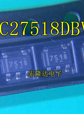 UCC27518DBVR 丝印7518 栅极驱动器SOT23-5原装全新UCC27518DBVT