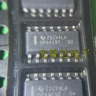 OPA4197IDR全新进口芯片 OPA4197ID 丝印OPA4197精密放大器 SOP14