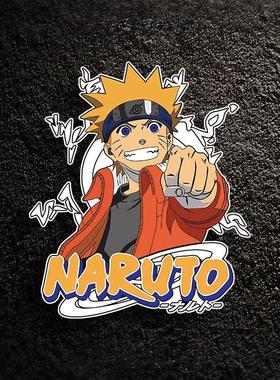 NARUTO火影忍者漩涡鸣人汽车贴纸电动车摩托车贴花车窗动漫装饰
