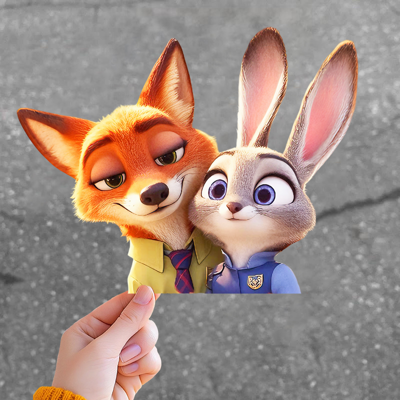 疯狂动物城三角窗防水遮刮痕贴