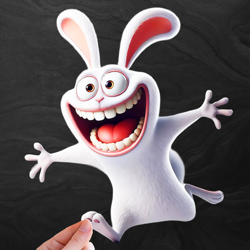 卡通搞怪兔子表情汽车装饰贴三角窗全车贴防水可爱创意车身贴,汽车用品/电子/清洗/改装,汽车装饰贴/反光贴,淘宝优惠券,粉丝福利购,淘宝优惠卷