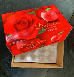 栖霞苹果十斤双层礼盒两层果10斤扣盒80/85果16/24个新鲜水果纸箱