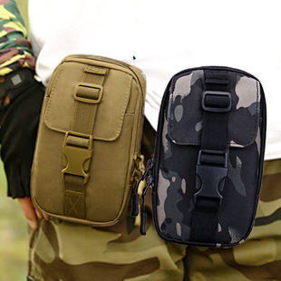 7寸大号手机腰包男战术充电宝随身工地干活用molle副包穿皮带烟包