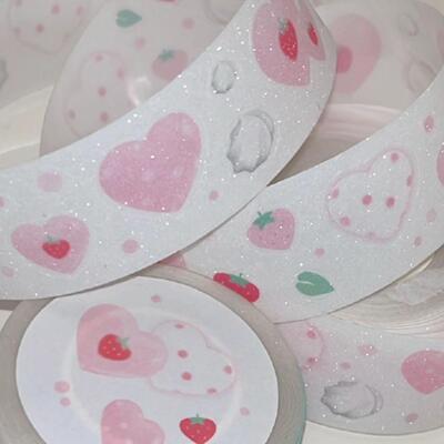 韩国a切膜纸胶带可爱美纹贴纸