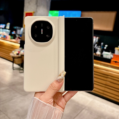 磁吸中轴简约纯色磨砂硬壳