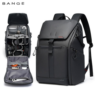 BANGE新款男士多功能大容量旅行相机背包单反数码双肩包电脑包