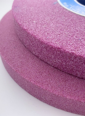 新款翎众牌 M7120磨床砂轮 白刚玉250X25X75孔 铬刚玉红色陶现货