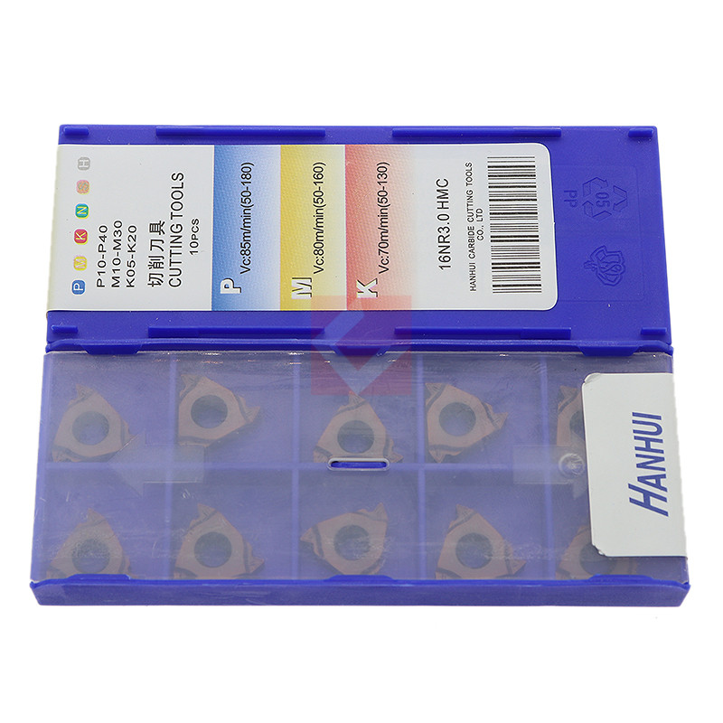 新款翰辉 HANHUI 不锈钢用内螺纹刀片 16NR AG60/1.0/1.5/2.0现货
