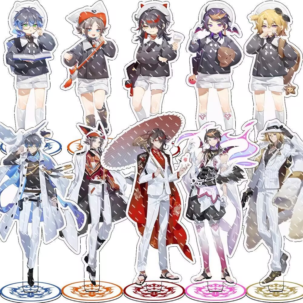 彩虹社Luxiem幼态二次元立绘周边Vox Mysta Ike Luca Shu摆件挂件