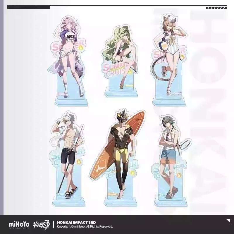 悠游夏日系列第四弹亚克力立牌