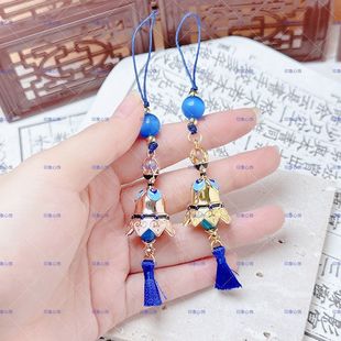 原周边申鹤流浪者甘雨散兵手机挂链达达利钟离亚挂饰包挂坠神挂件