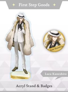 彩虹社周边立牌ike摆件luca吧唧徽章动漫vox二次shu虚拟偶像musta