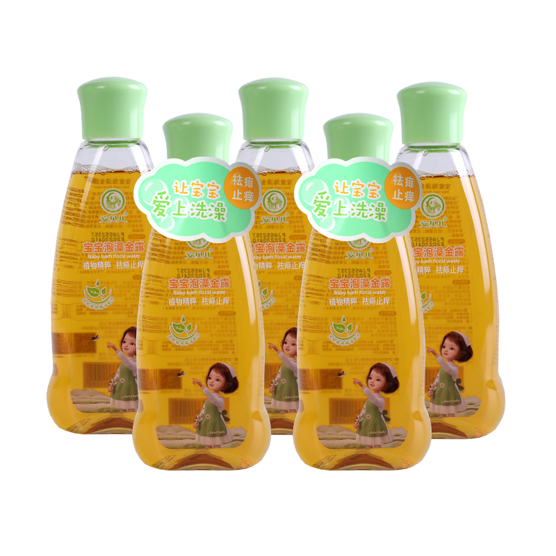 安贝儿宝宝泡澡金露188ml*5瓶