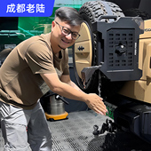 方程豹烈马BJ405卫士牧马人后备胎外置水桶油桶松弛感