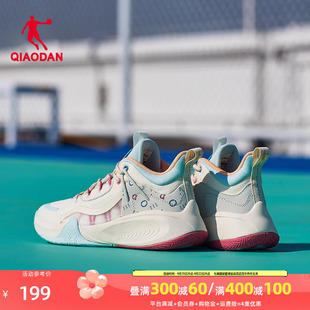 女鞋 中帮网面透气球鞋 2024夏季 中国乔丹篮球鞋 新款 女子复古运动鞋