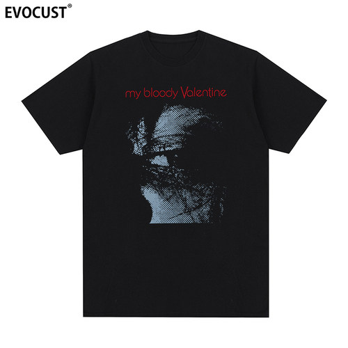 My Bloody Valentine乐队Feed Me With Your Kiss复古短袖T恤男女