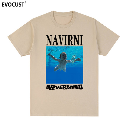 Nirvana短袖T恤Nevermind涅槃摇滚乐队复古怀旧专辑封面男女INS潮
