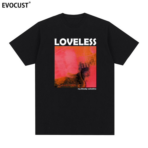 英国自赏摇滚乐队My Bloody Valentine Loveless复古短袖T恤男女