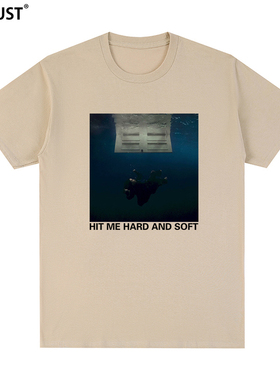 Billie Eilish 短袖T恤碧莉Hit me hard and soft美式情侣男女Tee