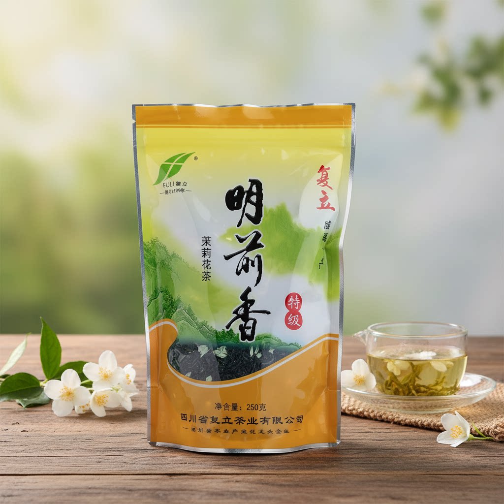 包邮威远复立茉莉花茶明前香特级250克明前香袋装