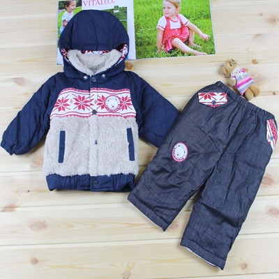 儿童外出服保暖套装冬季