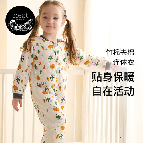 NestDesigns婴儿长袖连体衣