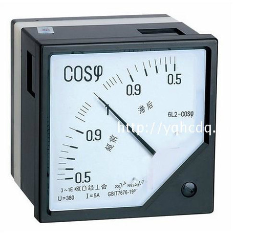 6L2指针式功率因数表三相380V5A