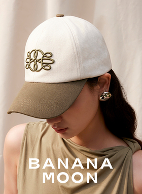 Bananamoon原创BM图腾刺绣_JIN口全棉面料_撞色可机洗经典棒球帽