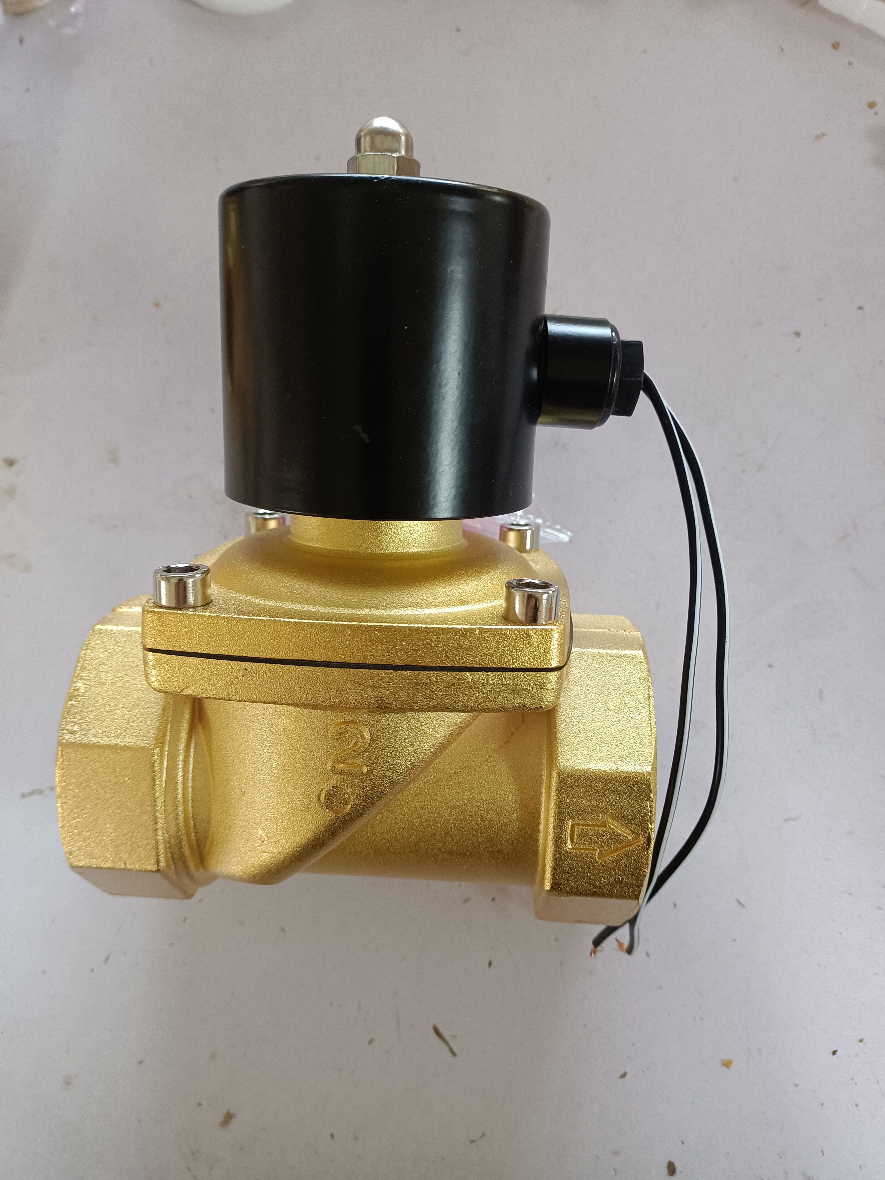 淋水电磁阀大车卡车货车24V1.5寸2寸货车刹车滴水放水阀