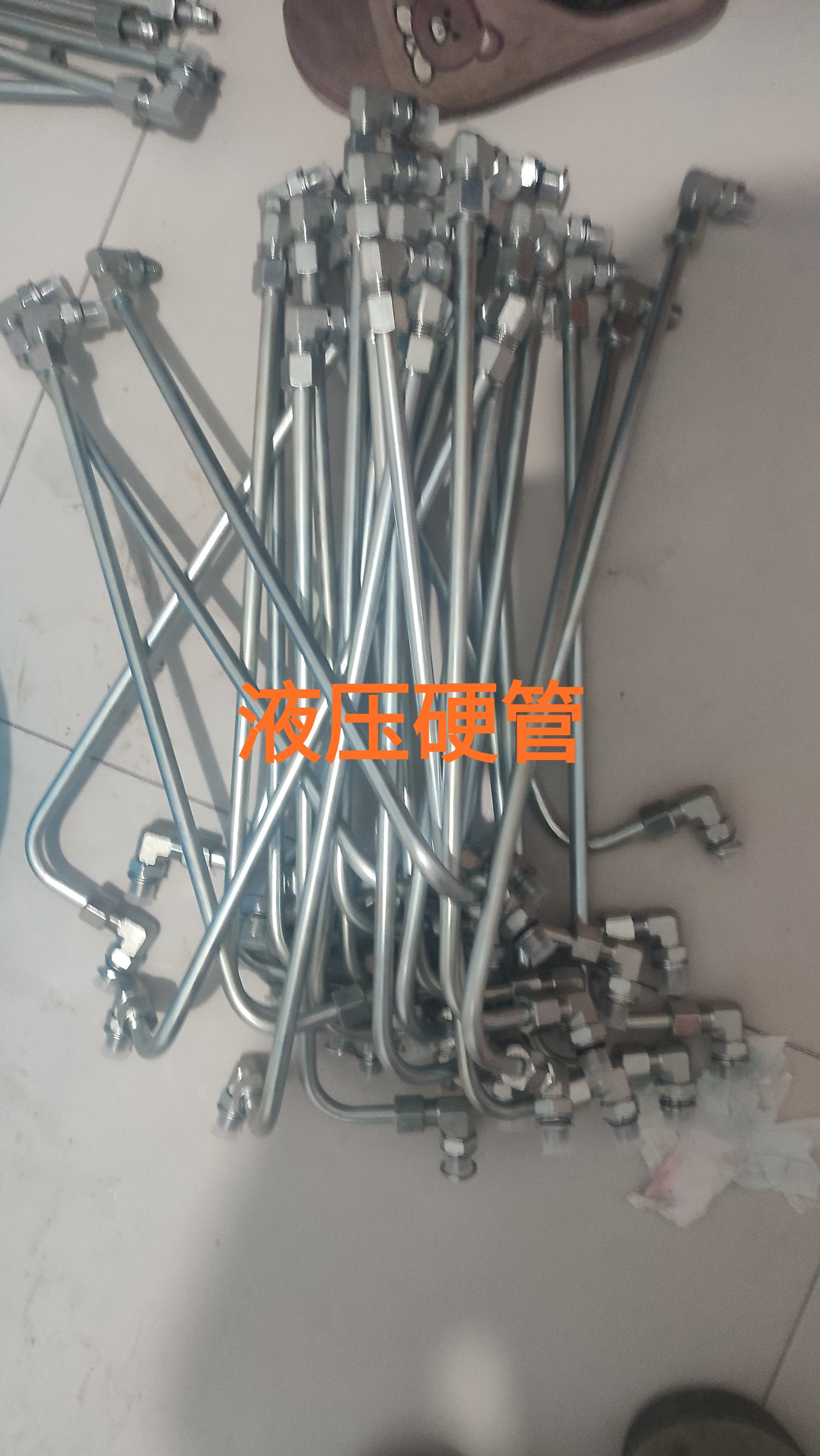 农机铁管 定做工程机械油管 液压硬管软管总成带弯刹车铜铁油管