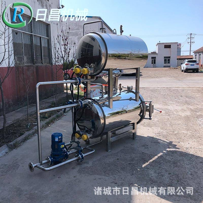 全自动肉制品高压蒸汽灭菌锅食品杀菌设备厂家不锈钢高温蒸煮锅