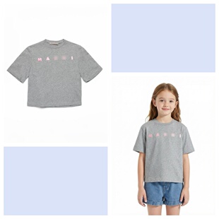 印花字母t恤 女童 mar 26新款