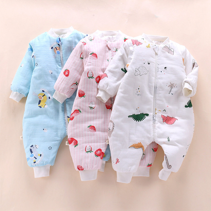 婴儿睡袋秋冬纱布120克夹棉婴幼儿分腿宝宝儿童防踢被冬季加厚a类,婴童用品,睡袋/防踢被,淘宝优惠券,粉丝福利购,淘宝优惠卷