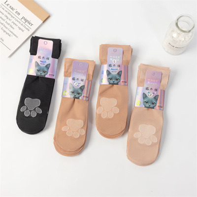 短丝袜包芯丝猫爪袜防勾丝