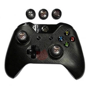 XBOXONE手柄硅胶摇杆帽适用任天堂SWITCH NS PRO手柄骷髅头保护套