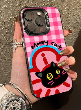 吸金猫咪手机壳适用华为pura80招财mate70pro发财nova15ultra新款p60可爱14小众50卡通40女30套13/12/11/10/9