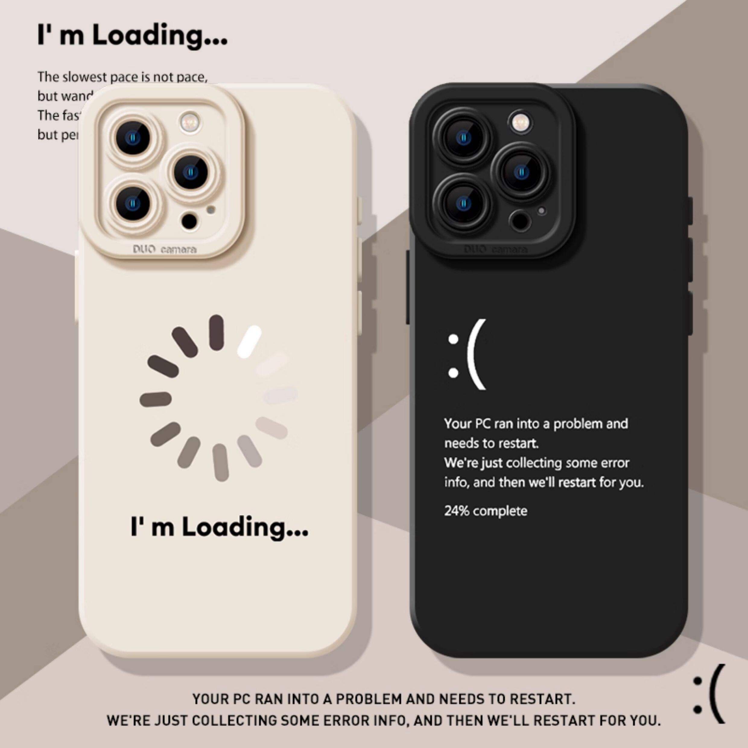 打工人黑屏手机壳适用苹果16上班iphone17promax男女15搞怪14plus趣味13mini发疯12新款11简约x小众xs硅胶xr