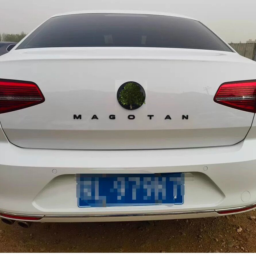 适用于09-21款迈腾b6b7b8后字母标后字标黑色红色大众后车标