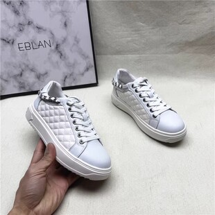 女春秋新款 商场撤柜正品 时尚 厚底圆头休闲板鞋 子 亏本清仓系带单鞋