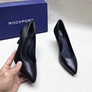 牛皮单鞋 Rockport 清仓M 女新款 鞋 乐步正品 撤柜尖头高跟舒适时装