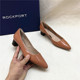 女鞋 Rockport 乐步撤柜正品 尖头亮皮舒适透气通勤3d气垫不累脚m