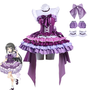 日漫新款魔法小圆cos服晓美焰magia打歌服cosplay动漫角色服