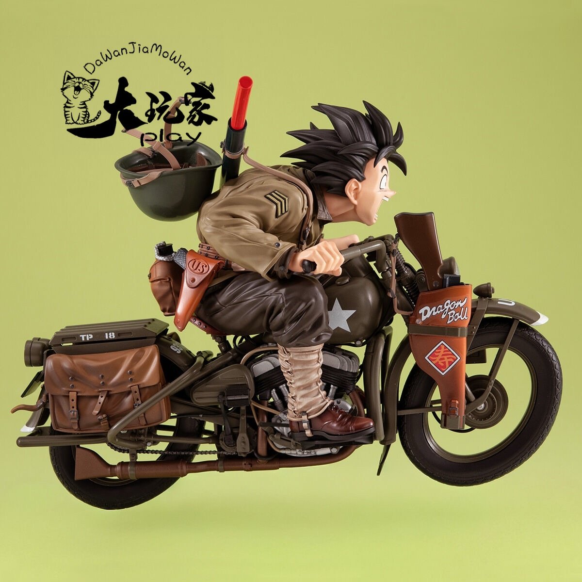 【大玩家模玩】Megahouse 七龙珠 桌面 军装 孙悟空 摩托车 机车