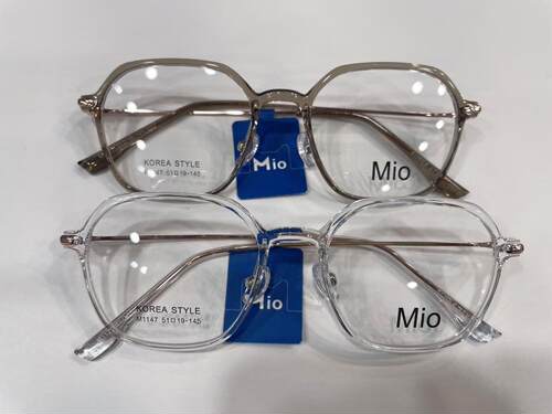 米奥眼镜架 Mio米奥小黑系列TR金属时尚超轻学生青年配镜框 M1147
